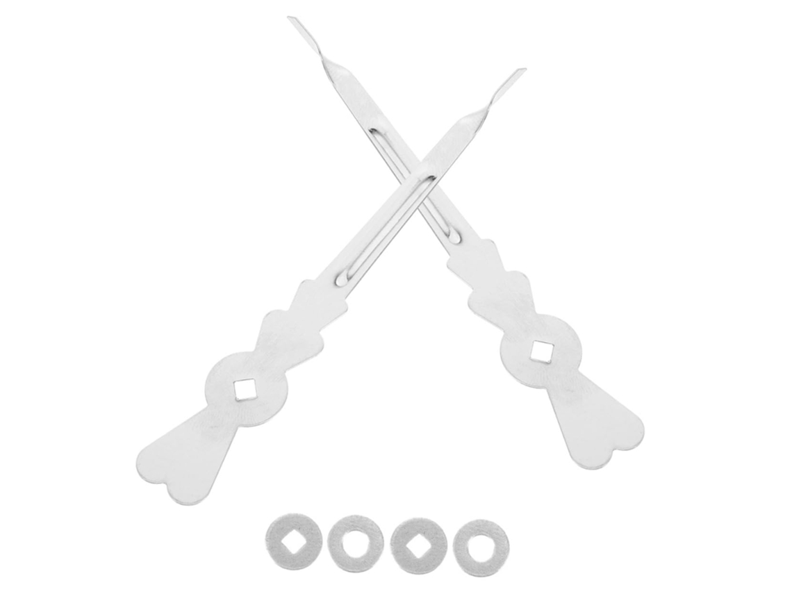 2 juegos de punteros de repuesto para básculas de mesa, kit de reparación y reemplazo de puntas Gokoco