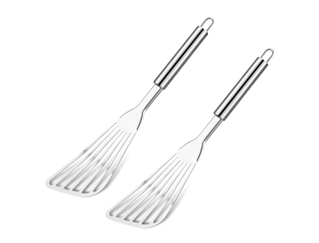 Piezas De Raspadores Flexibles De Acero Inoxidable Para Pescado, Huevos, Carne, Albóndigas, Para Freír ZMDECQNA