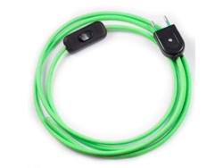 Cable Textil Con Interruptor Y Enchufe 2X075mm 2M LEDBOX