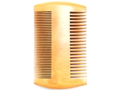 Peine De Madera De Pera De Alta Calidad Antiestático Doble Lado Portátil Para Barba