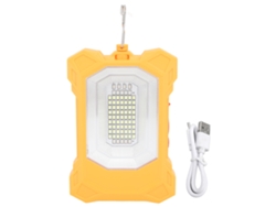 Linterna Led Solar Recargable Portátil, Foco Con Gancho Para Tienda De Campaña, Luz Emergencia Exter