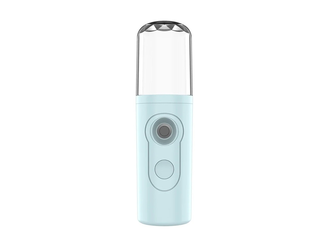 Belleza Facial Vaporizador De Viaje Humidificador Mini Vapor Facial Portátil Pulverizador Facial Instrumento Hidratante Azul Yizhood