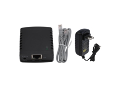 Servidor de impresión USB, 100 Mbps, inalámbrico, para compartir archivos, con adaptador RJ45, 100-240 V