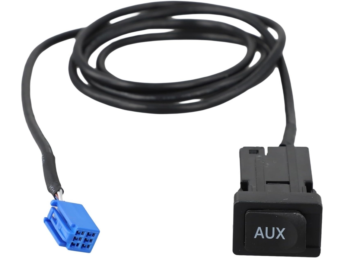 Adaptador Auxiliar Estéreo + Instalación De 6 Pines Para Toyota