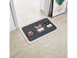 2026-alfombra De Baño Linjou, Alfombra De Baño De Dibujos Animados Moderna, Alfombra Pequeña Duradera Para Interiores (corgi)