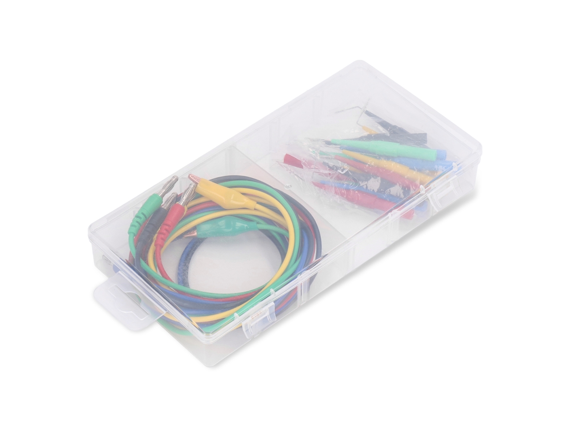 Kit De Cable De Prueba Con Conector Banana De 4 Mm, Pines De Sonda Traseros Y Clips Para Multímetro Jt8005por