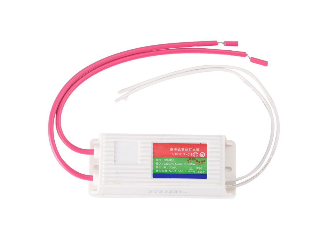 Fuente De Alimentación Rectificadora Transformadora Eléctrica De Neón De 4 Kv Ca Y 30 Ma Para Señales De Neón.