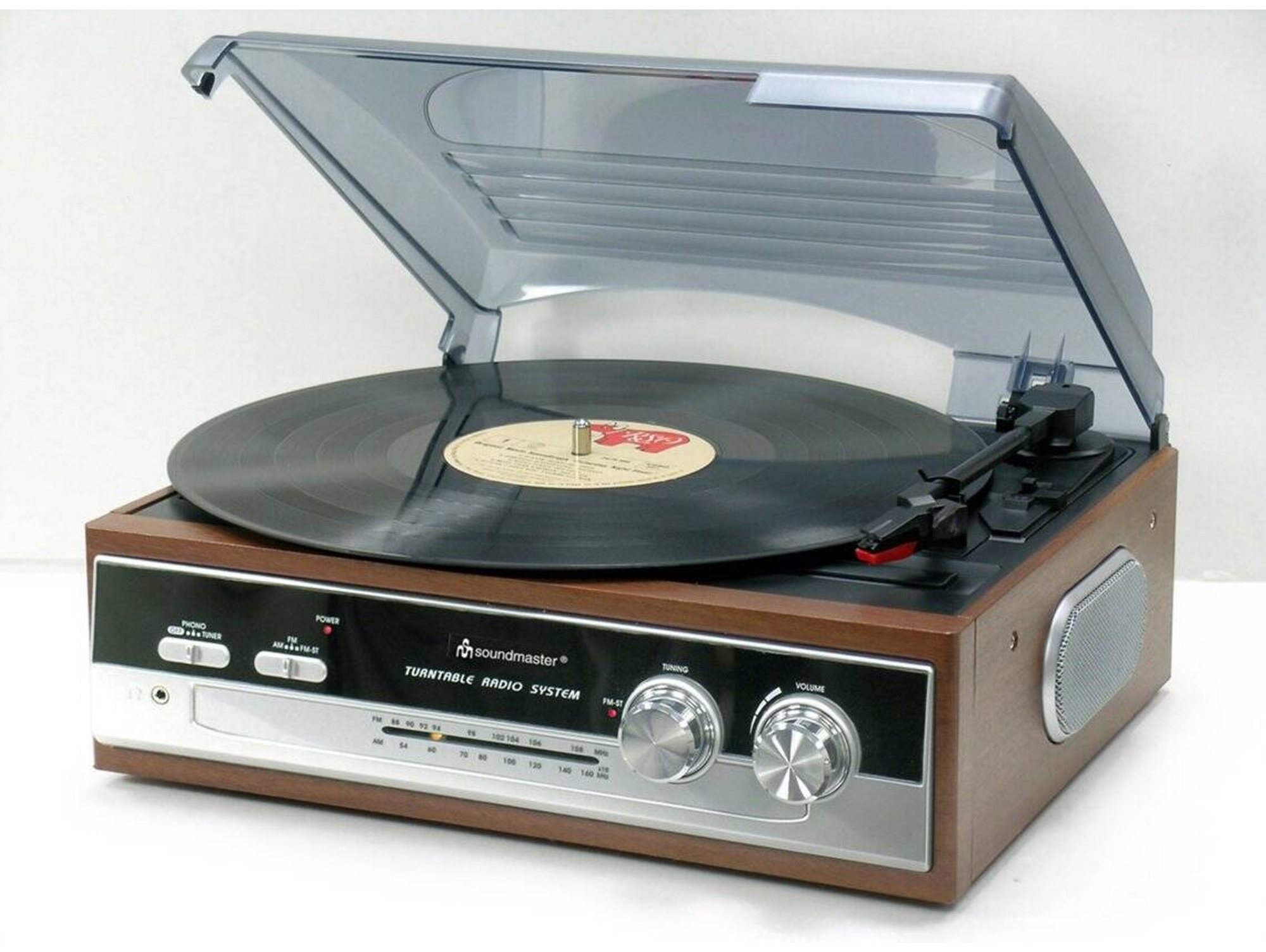 Tocadiscos Rádio SOUNDMASTER PL186H