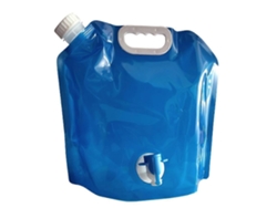 Bolsa de agua plegable de 5L/10L con grifo para uso doméstico y exterior ELECTVAULT1