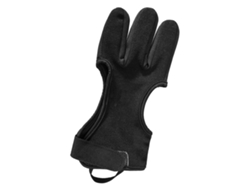 Guantes De Tiro Con Arco Para Caza Y Tiro Deportivo Con Protección De Cuero En Tres Dedos - Accesorio De Protección Para Arqueros
