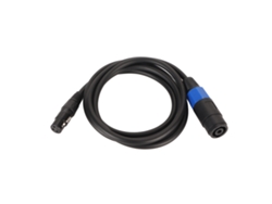 Cable Para Altavoces Profesional De 1,8 M (5,9 Pies) Con Conector Hembra De Pvc A Conector Hembra Xlr De Cobre Libre De Oxígeno.