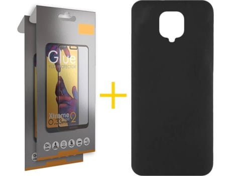 Kit Funda + 2 Protectores de Pantalla Xiaomi Mi 11 Lite 5G SKYHE Liso Negro