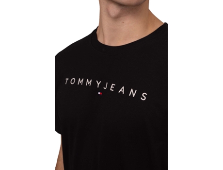 Camiseta de Hombre TOMMY JEANS Negro (2XL)