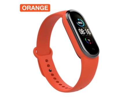 Correa de Silicona para Xiaomi Mi Band 5/6/7 - anaranjado