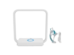 Bj-lâmpada De Escritório Led Com Carregamento Sem Fio, Touch Regulável, 3 Cores, Bailarina Menina, Luz De Mesa Para Sala De Estar E Quarto Azul