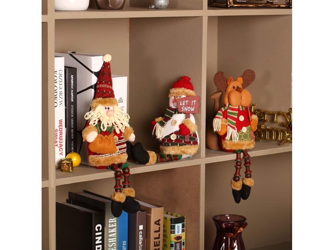 Decoración Navideña: Peluche De Reno Sentado (27 X 24 X 6 Cm), Diseño Ergonómico Perfecto Para El Día A Día.