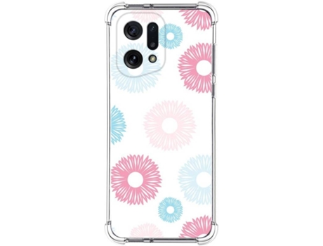 Carcasa para Oppo Find X5 5G TUMUNDOSMARTPHONE Dibujos Antigolpes Flores 06 Multicolor