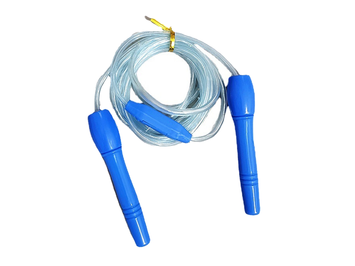 Cuerda Para Saltar Ajustable Que Brilla En La Oscuridad Para Adultos Y Niños - Azul