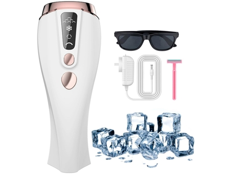 Dispositivo de depilación IPL, sistema de refrigeración por hielo con 6 niveles de energía, depiladora de congelación 999999 flashes, dispositivo d...