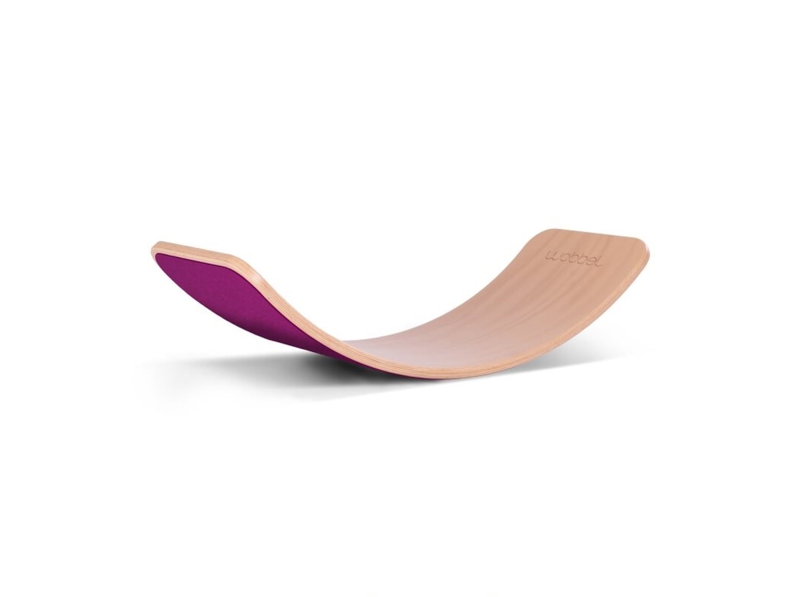 Tabla de Equilibrio WOBBEL (Madera - Rosa - 90 x 30 cm)
