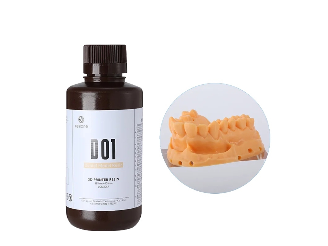 Resina dental, baja contracción, alta precisión dimensional, D01-1 kg