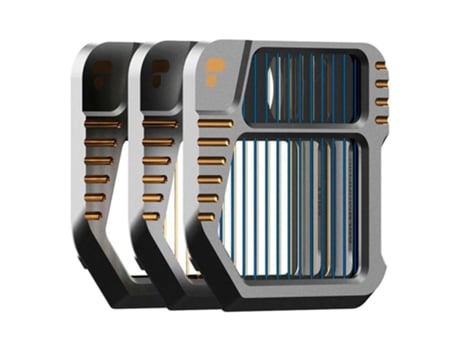 Para Dji Mavic Fx Collection 3 Drone Câmera Filtro 3 Unidades Prateadopolarpro