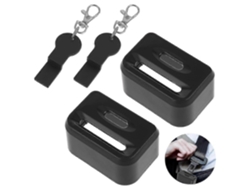 protectores de hebilla para cinturón de seguridad de coche, cierre para cinturón de seguridad infantil, funda para hebilla Nostalgia88