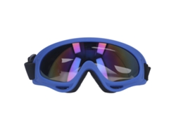 Gafas de protección UV y viento para perros grandes con marco azul oscuro