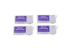 Cartucho de tinta PP BK CMY com 4 núcleos, acessório de impressão semi-chip para papel, foto e documentos 812XLBK 812XLC 812XLM 812XLY