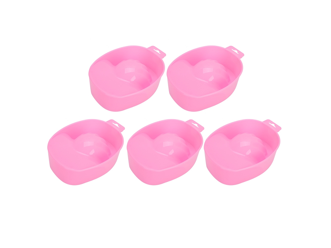 5 Tigelas De Remoção De Esmalte Para Unhas Soaking Manicure Spa