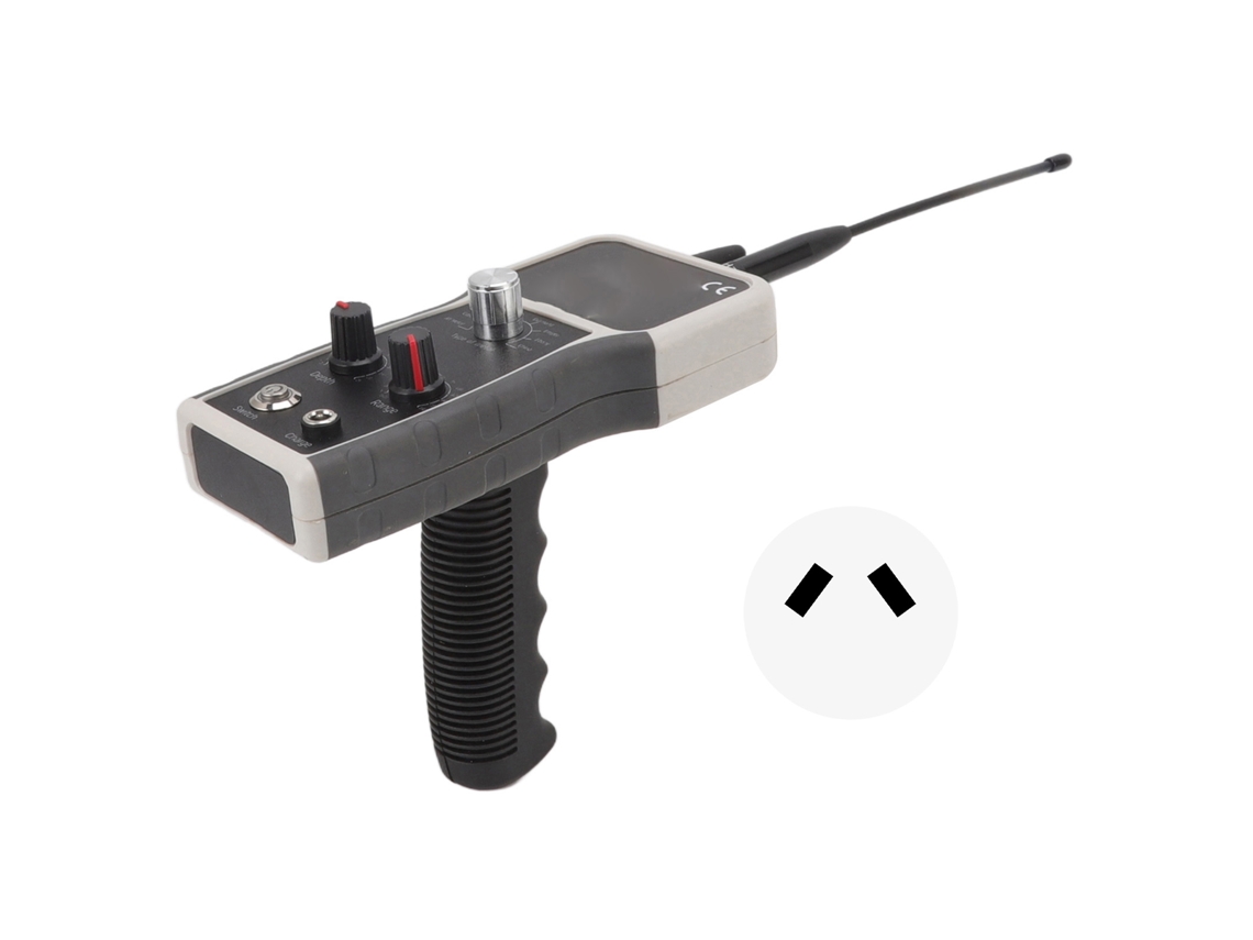 Detector de metales con alcance de 1800 m y 25 m de profundidad