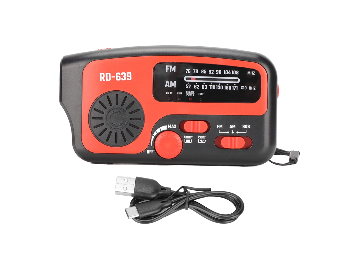 Radio FM/AM portátil con pantalla LCD