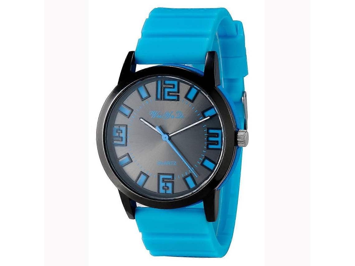 Reloj de pulsera de moda Weiyaqi 891 con correa de silicona.