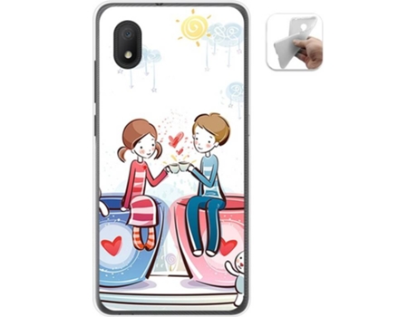 Carcasa Alcatel 1B 2020 TUMUNDOSMARTPHONE Café Multicolor
