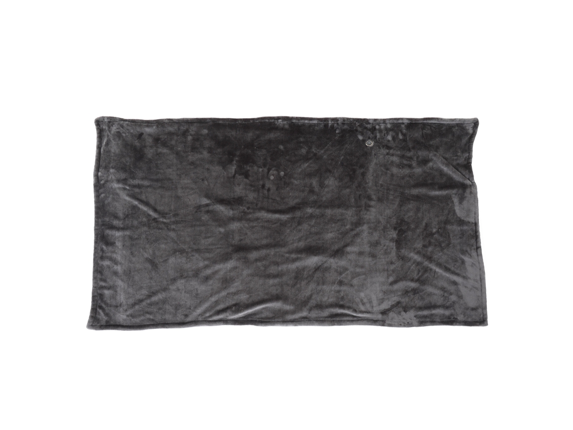 Manta Eléctrica Usb De 5 V Con 3 Niveles De Calor Y Calentamiento Rápido, 150 X 85 Cm, Forro Polar, Gris.