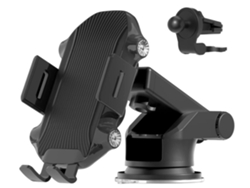 Cargador Ultra Wireless Car Auto Clamping Phone para Samsung Galaxy S22+/S22 5G/7/S22 Plus 5G/S22 Ultra 5G YIZHOOD Negro