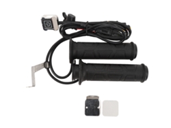 Puños calefactables para motocicleta, 12V, ajustables en 3 niveles, universales para manillares de 22 mm.