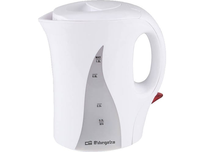 Hervidor Eléctrico ORBEGOZO KT 4100 (1000 W - 1L)