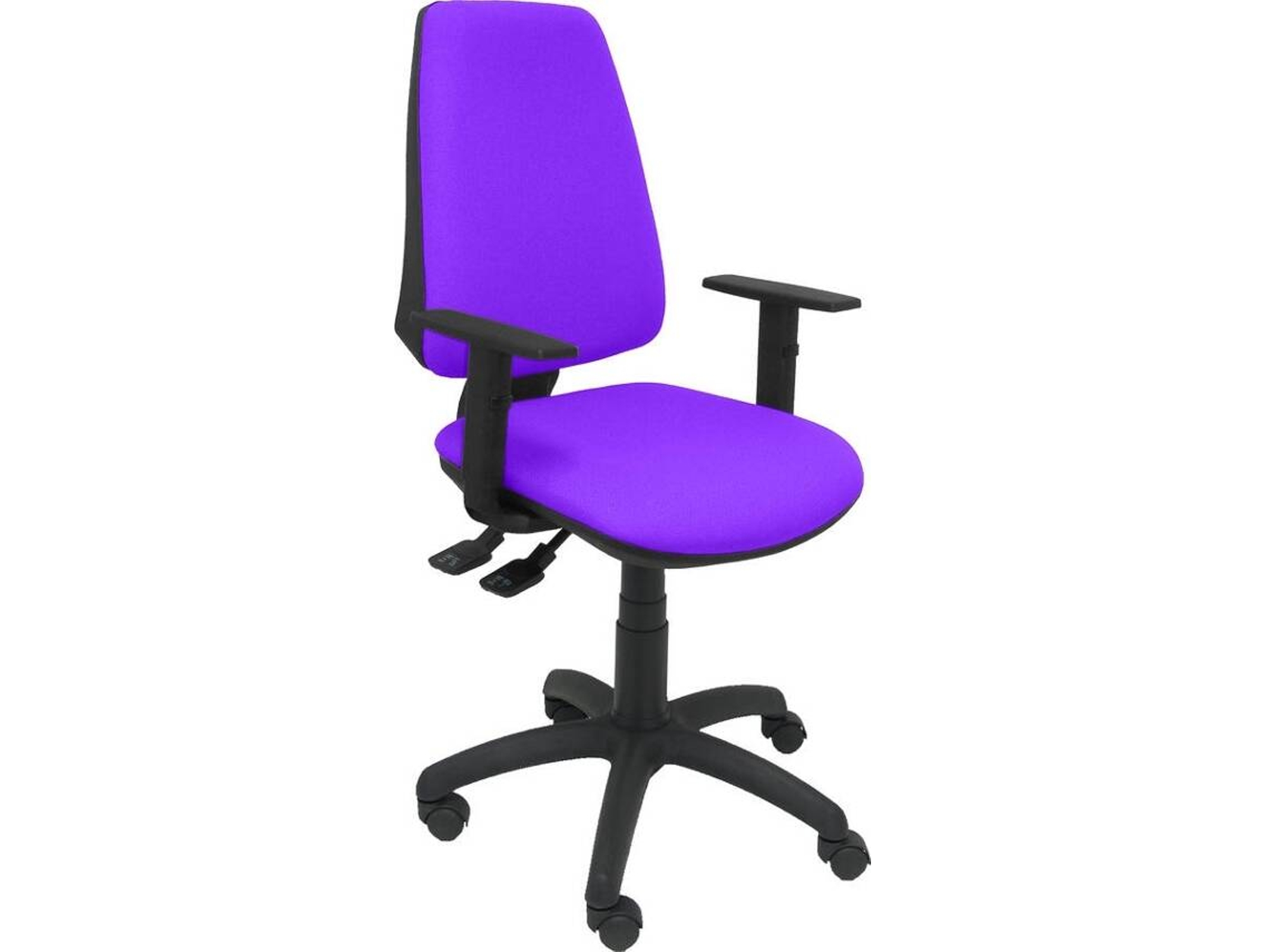 Silla de Escritorio Operativa PYC Elche S Morado BA (Brazos Ajustables - Tejido)