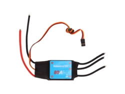 Controlador De Velocidad Esc Sin Escobillas De 80 A Para Barcos Rc Con Refrigeración Por Agua Y Salida Bce De 5 V 5 A
