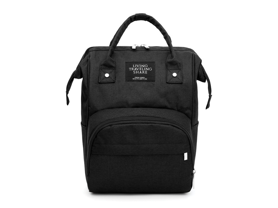Mochila De Maternidad Czhhmart Versátil Y Resistente Al Agua Para Bebé Preto