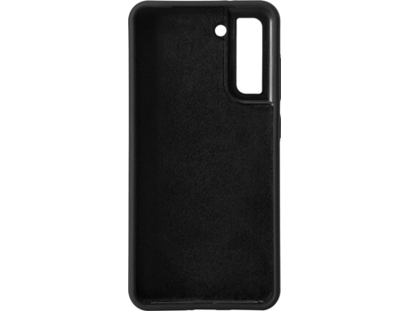 Funda para Samsung Galaxy S21 ESTUFF Microfibra Negro