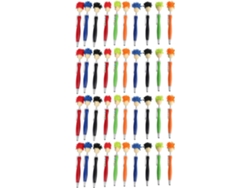 Juego De 40 Bolígrafos Limpiadores De Pantalla Con Lápiz Óptico Y Plumero Para Niños Y Adultos.