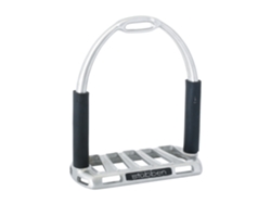 estribos de acero inoxidable mate para caballos STÜBBEN Flexi-Grip