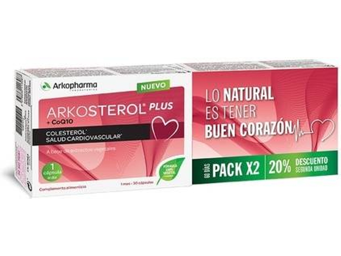 Complemento Alimentar ARKOPHARMA Duplo Arkosterol Plus (60 cápsulas)