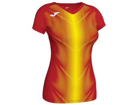 Camiseta de Hombre para Running JOMA Olimpia Rojo Amarillo (XS años)
