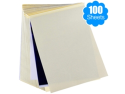 Papel de transferencia para tatuajes, 100 hojas, papel térmico para plantillas de piel, tamaño A4.