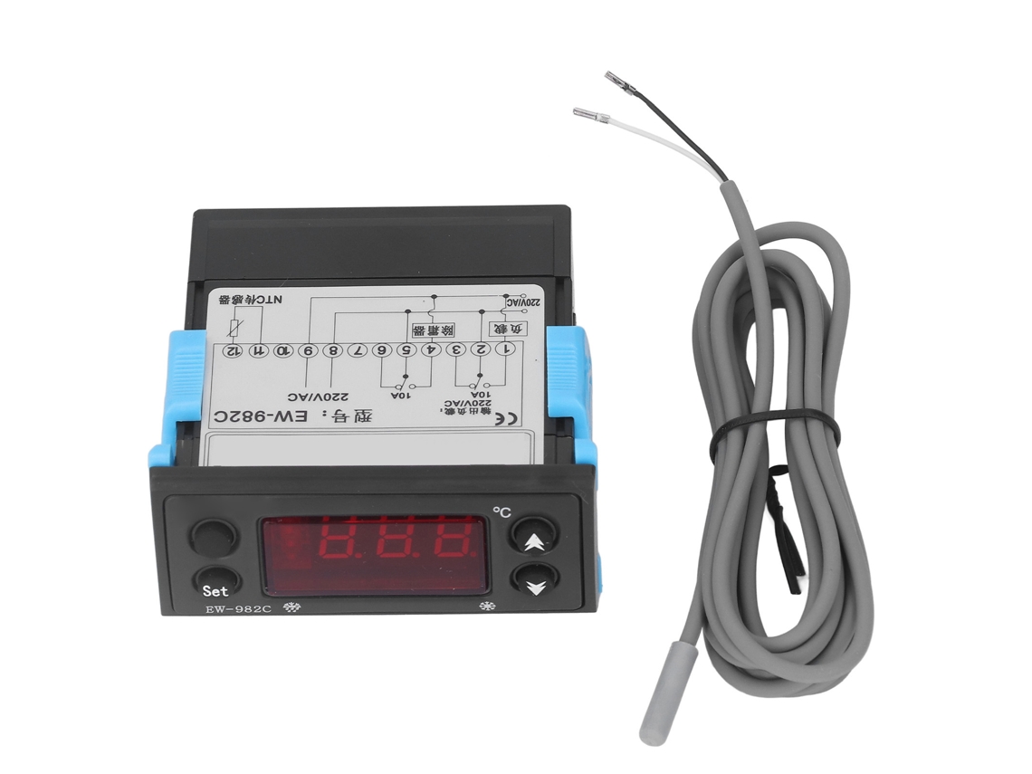 Termostato digital para control de temperatura con descongelación y enfriamiento, CA 220 V para enfriador