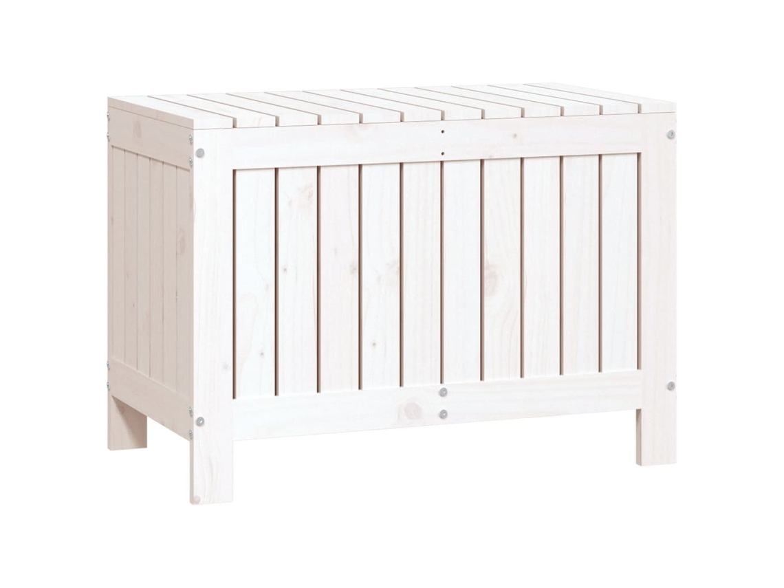 Caja de almacenamiento para jardín de pino blanco macizo MAISON EXCLUSIVE (76 x 42,5 x 54 cm)