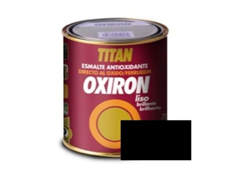 Esmalte Oxiron Liso Negro 750Ml TITAN